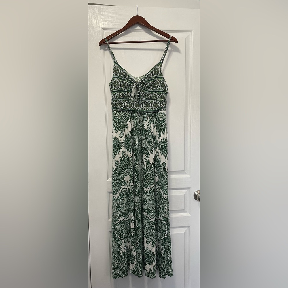 Moulinette Soeurs Green Floral Maxi Dress